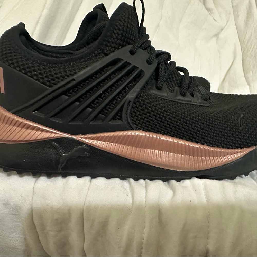 Puma Black and Brown Athletic Shoes - Picture 3 of 7